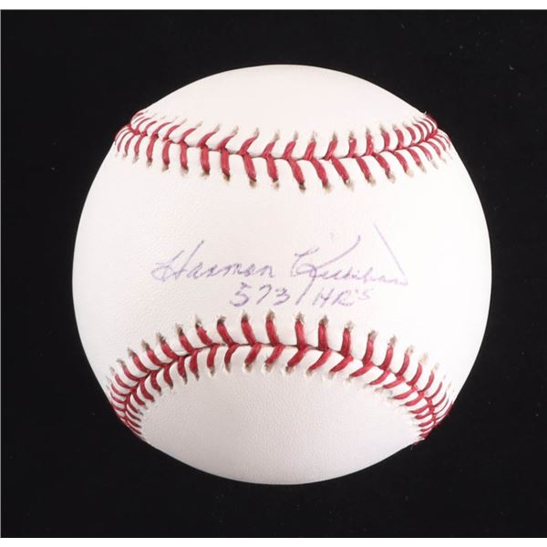 HARMON KILLEBREW SIGNED 573 HR BASEBALL (REGGIE JACKSON COA)