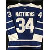 Image 1 : AUSTIN MATTHEWS SIGNED TORONTO MAPLE LEAFS JERSEY (KB AUTHENTICS COA)
