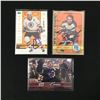 Image 1 : CAM NEELY SIGNED PARKHURST CARD, BRAD PARK SIGNED OPC CARD & PATRICE BERGERON SIGNED UD CARD