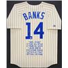 Image 2 : ERNIE BANKS SIGNED CHICAGO CUBS CAREER JERSEY (PSA COA)