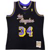 Image 3 : 1996-97 SHAQUILLE O'NEAL SIGNED L.A.LAKERS HARDWOOD CLASSICS JERSEY (BECKETT COA)
