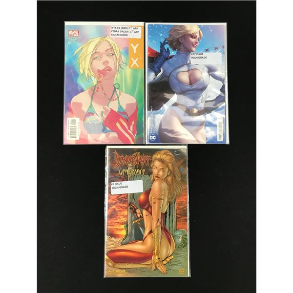 LOT OF 3 COMICS VARIOUS TITLES
