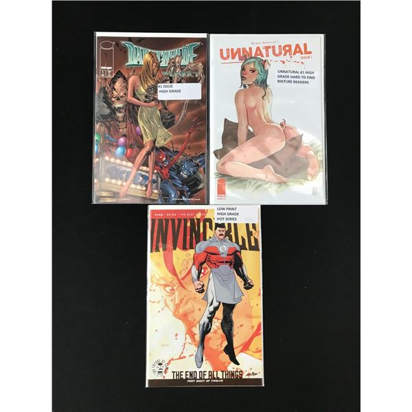 LOT OF 3 COMICS VARIOUS TITLES