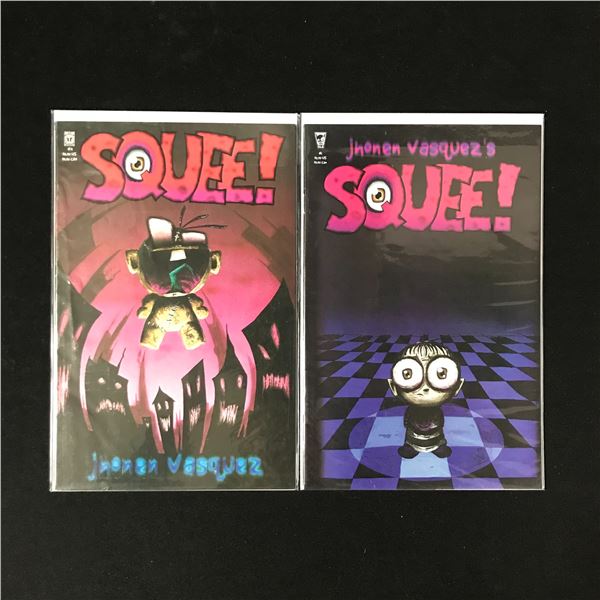 LOT OF 2 SQUEE COMICS #1-2 (SLG)
