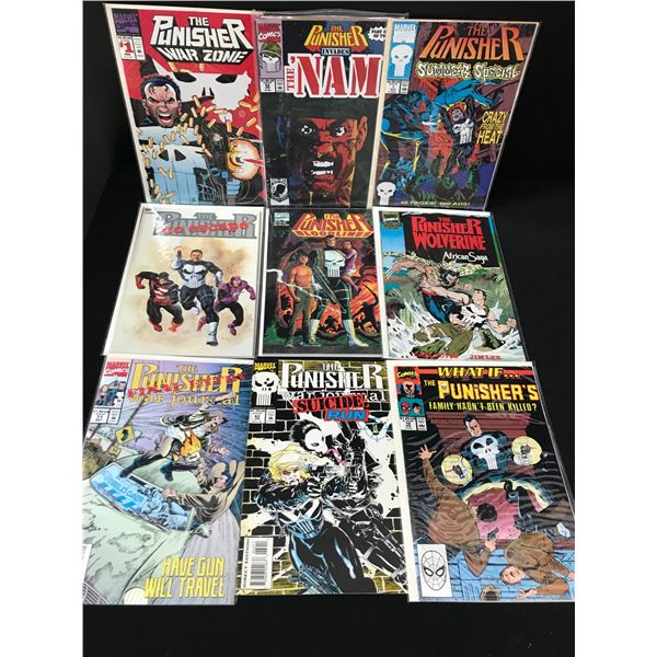 MARVEL COMICS THE PUNISHER COMIC BOOK LOT