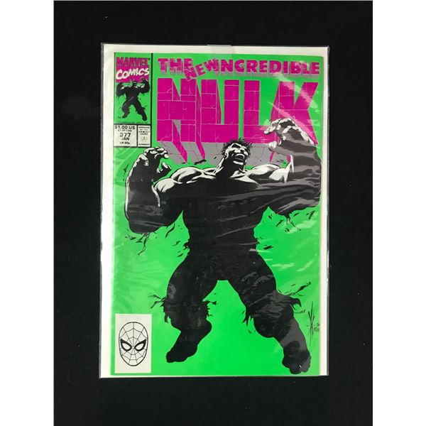 MARVEL COMICS NO.377 THE NEW INCREDIBLE HULK