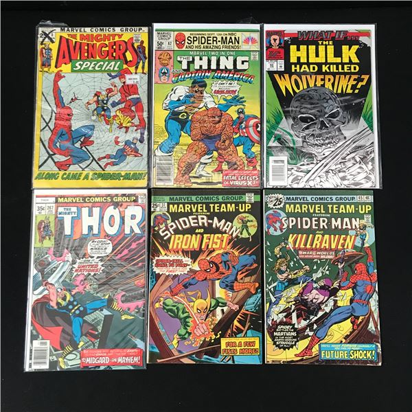LOT OF 6 COMICS VARIOUS TITLES