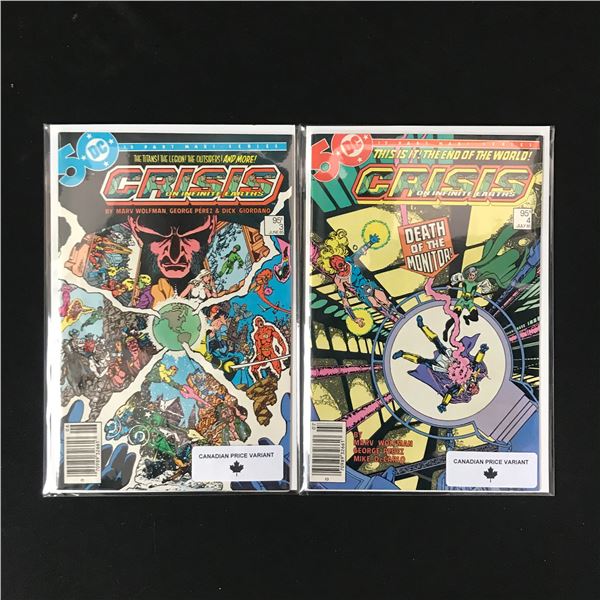 LOT OF 2 CRISIS ON INFINITE EARTHS COMICS (DC COMICS)
