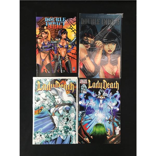 LOT OF 4 COMICS VARIOUS TITLES