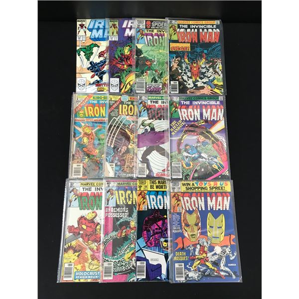 LOT OF 12 IRON MAN COMICS (MARVEL COMICS)
