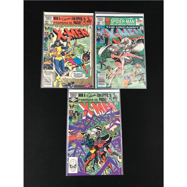LOT OF 3 X-MEN COMICS (MARVEL COMICS)