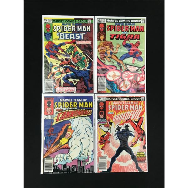 LOT OF 4 SPIDERMAN COMICS (MARVEL COMICS)