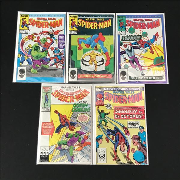 LOT OF 5 SPIDERMAN COMICS (MARVEL COMICS)