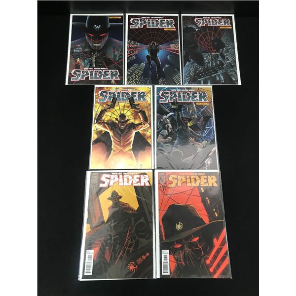 LOT OF 7 SPIDER COMICS (DYNAMITE COMICS)