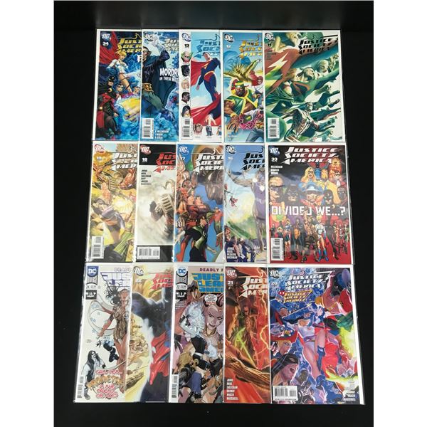LOT OF 15 JUSTICE LEAGUE COMICS (MARVEL COMICS)