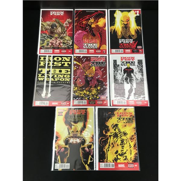 LOT OF 8 IRON FIST COMICS (MARVEL COMICS)