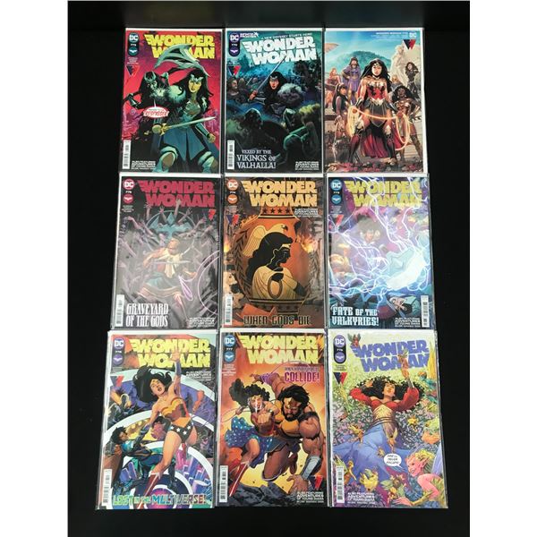 LOT OF 9 WONDER WOMAN COMICS (DC COMICS)