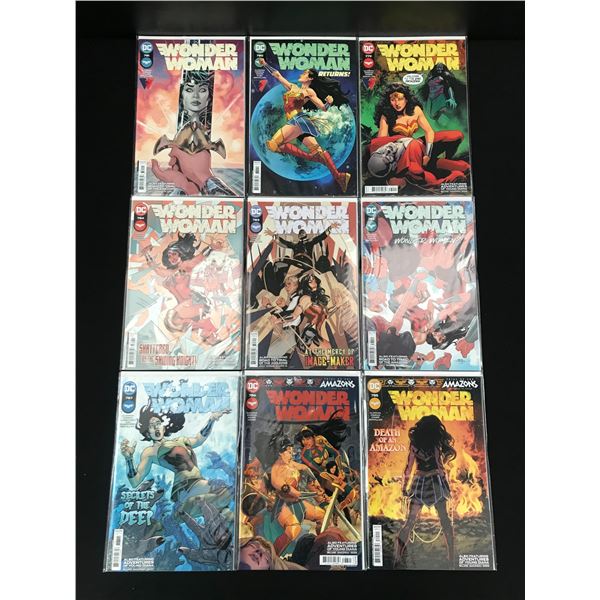 LOT OF 9 WONDER WOMAN COMICS (DC COMICS)