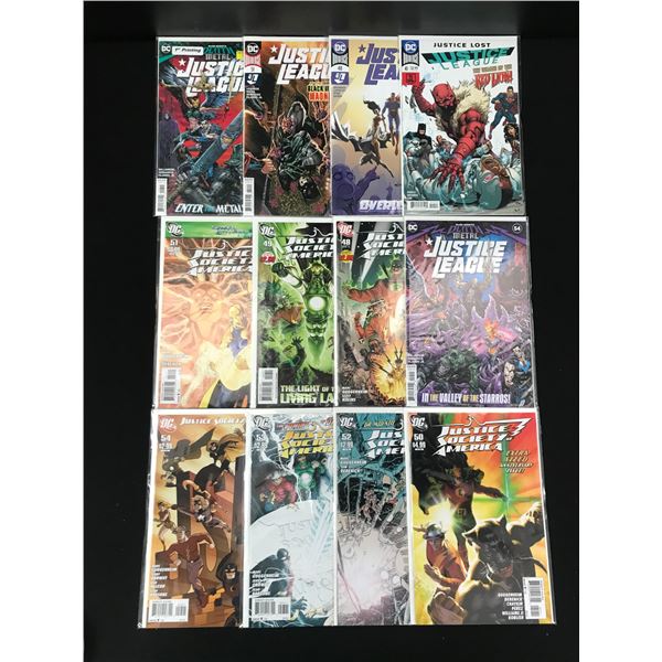 LOT OF 12 JUSTICE LEAGUE OF AMERICA COMICS (MARVEL COMICS(