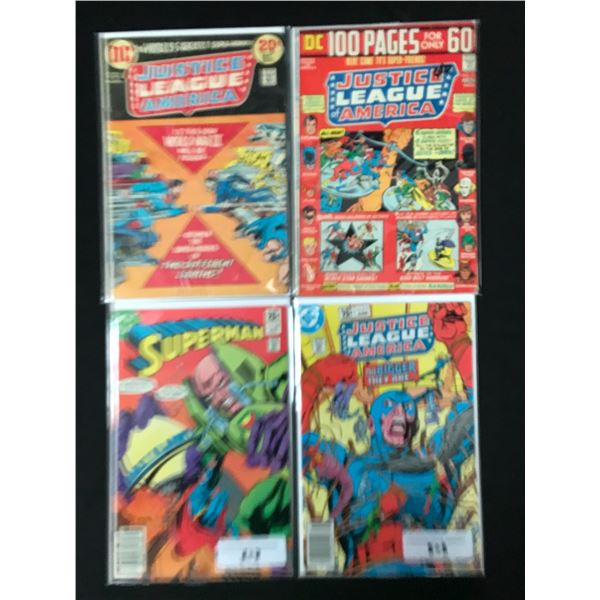 LOT OF 4 JUSTICE LEAGUE OF AMERICA (DC COMICS)