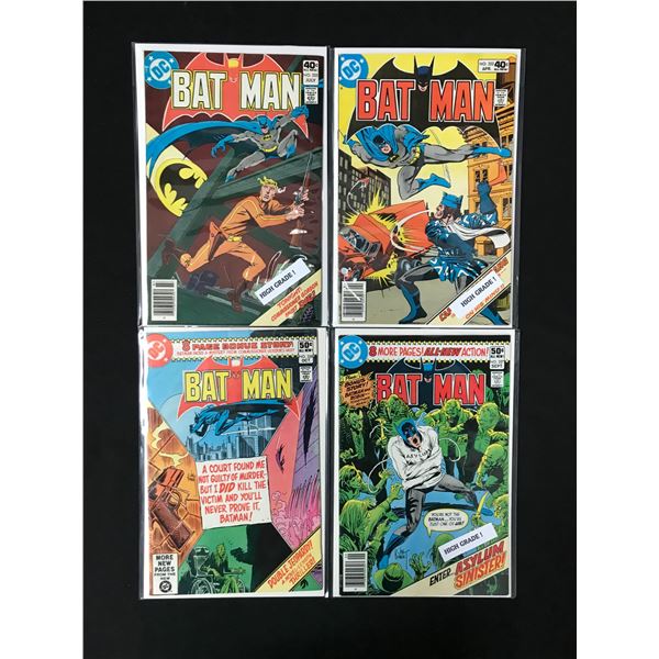 LOT OF 4 BATMAN COMICS (DC COMICS)
