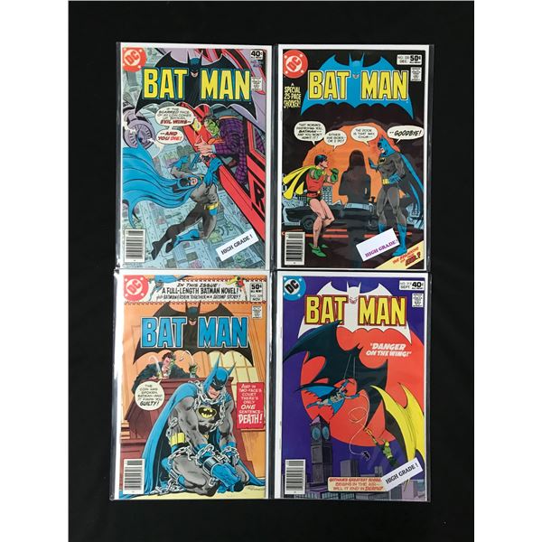 LOT OF 4 BATMAN COMICS (DC COMICS)