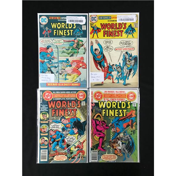 LOT OF 4 WORLD'S FINEST COMICS (DC COMICS)