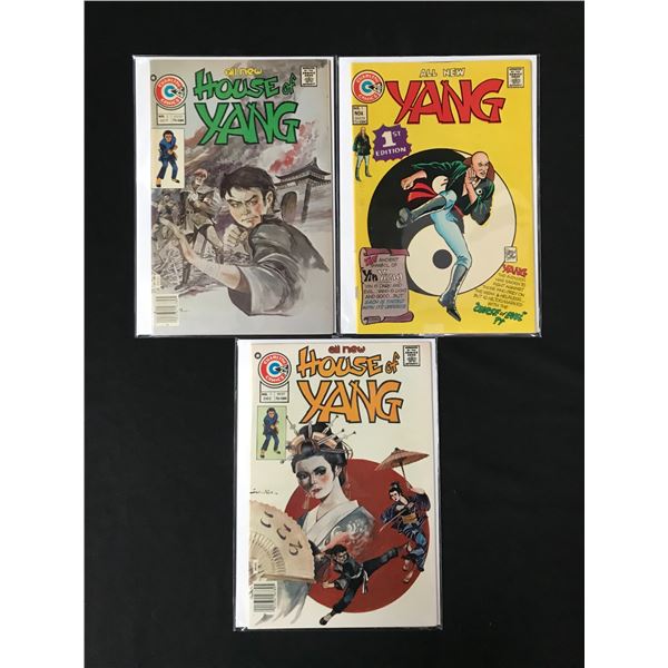 LOT OF 3 YANG COMICS (CHARLTON COMICS)