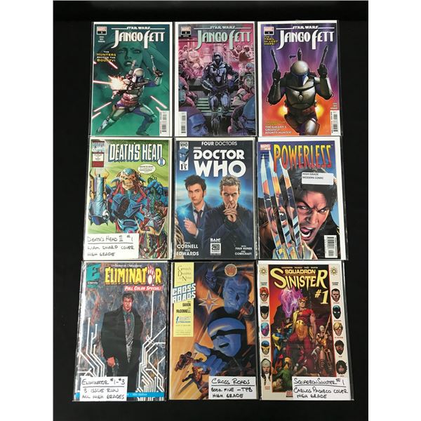 LOT OF 9 COMICS VARIOUS TITLES