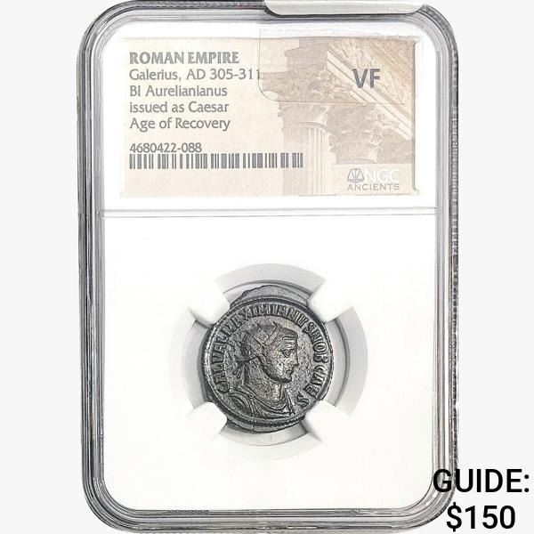 Roman Galerius, AD 305-311 BI Aurelianianus