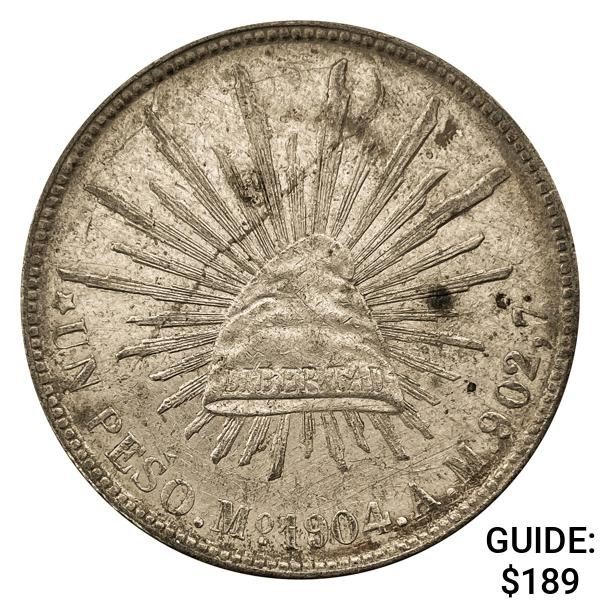 1904Mo AM Mexico Silver Peso