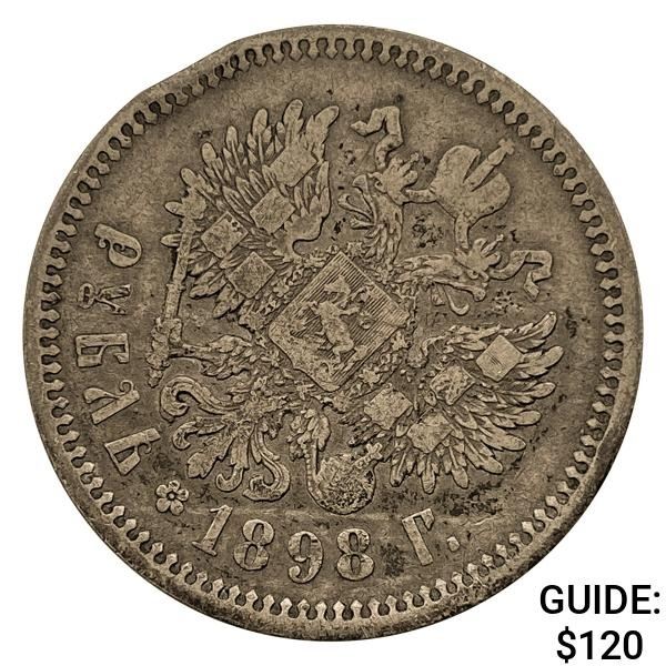 1898 Russia Rouble Nicholas II