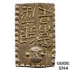 Image 1 : 1824-1830 Japan Silver 1/8 Ryo