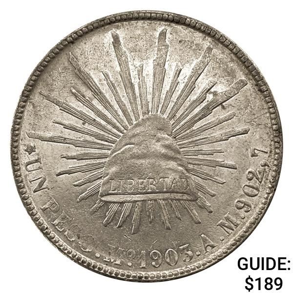 1903Mo AM Mexico Silver Peso