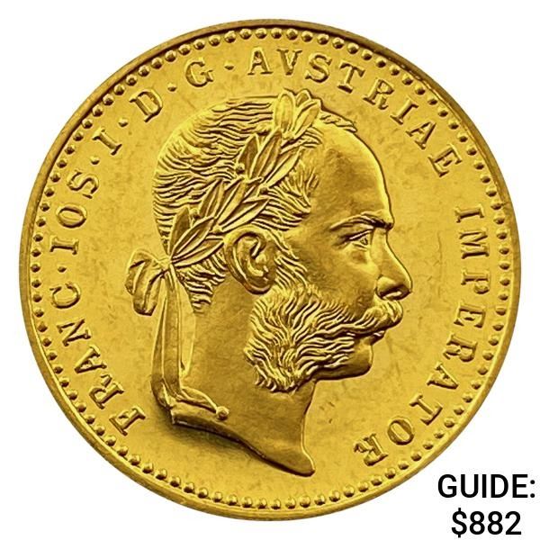 1915 Austria .1107oz Gold 1 Ducat