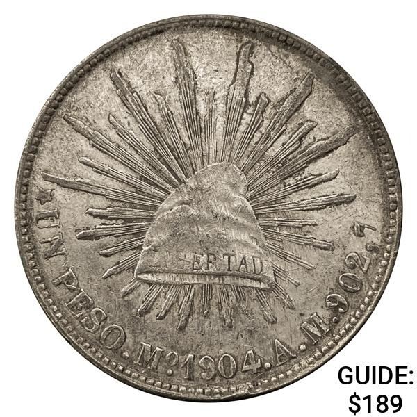 1904Mo AM Mexico Silver Peso