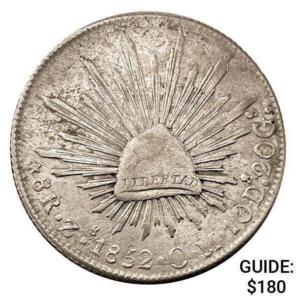 1852Zs OM Mexico Silver 8 Reales