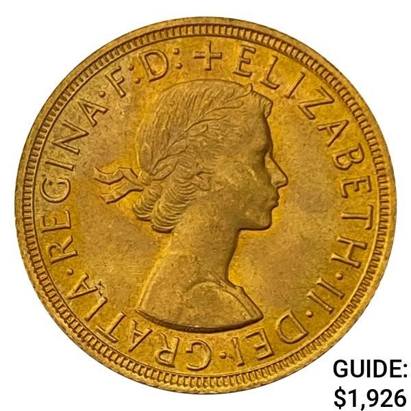 1959 England .2354oz Gold Sovereign