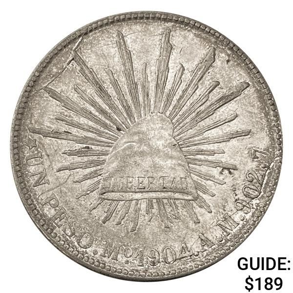 1904Mo AM Mexico Silver Peso