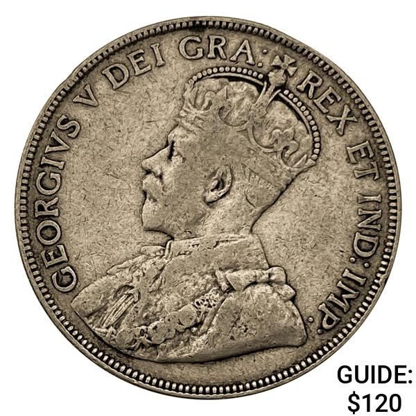 1931 Canada Silver 50 Cents