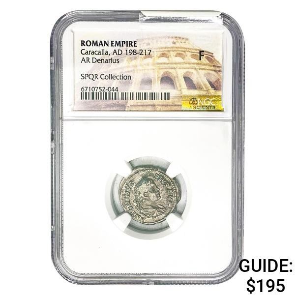Roman Caracalla, AD 198-217 Silver Denarius