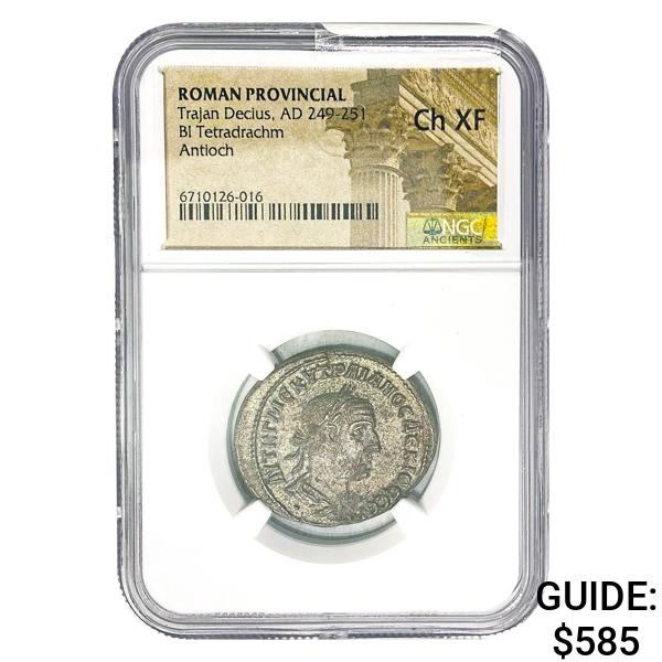 Roman Trajan Decius, AD 249-251 BI Tetradrachm