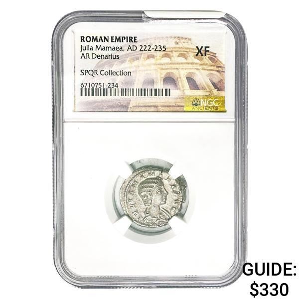 Roman Julia Mamaea, AD 222-235 Silver Denarius