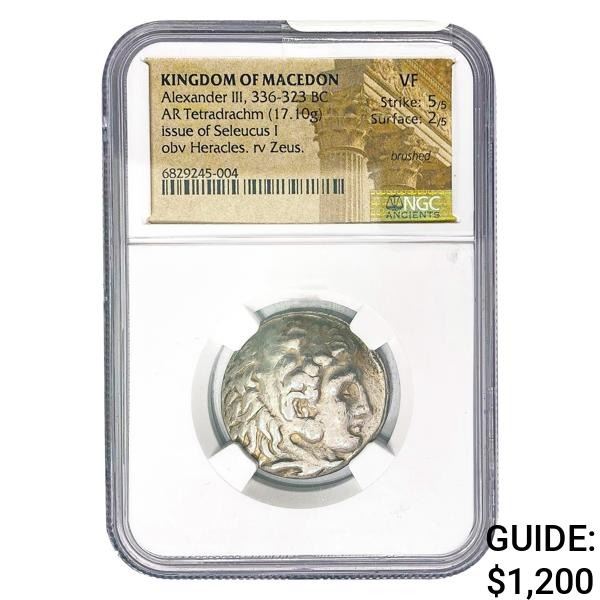 Macedon Alexander III, 336-323 BC Silver Tetradrachm