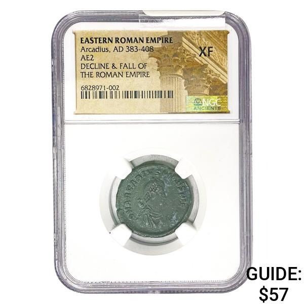 East Roman Arcadius, AD 383-408 AE2