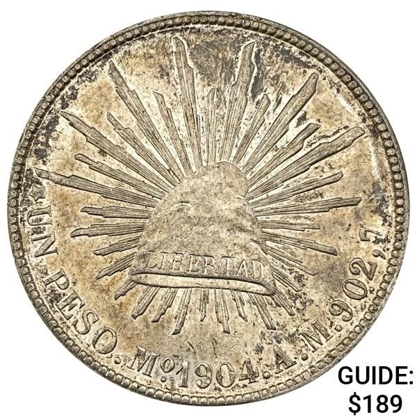 1904Mo AM Mexico Silver Peso