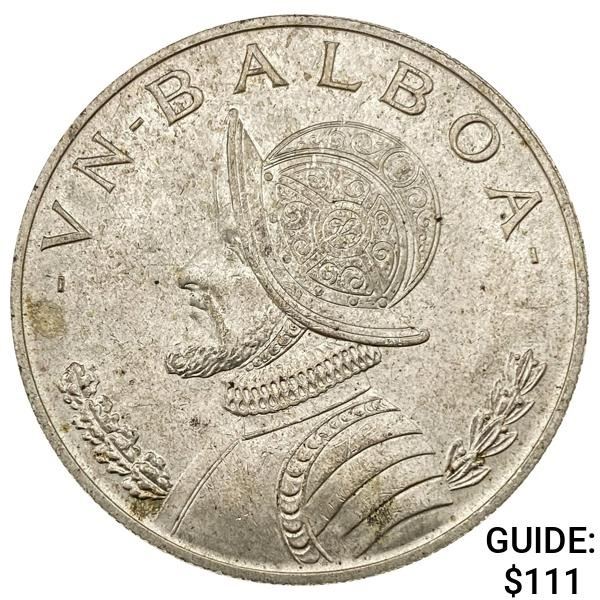 1966 Panama .7734oz Silver Balboa