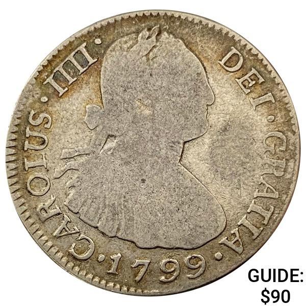 1799NG M Bolivia Silver 2 Reales