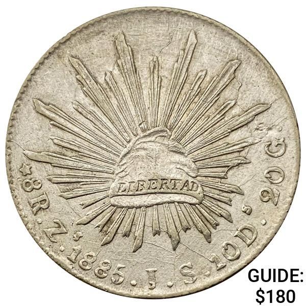 1885Zs JS Mexico Silver 8 Reales