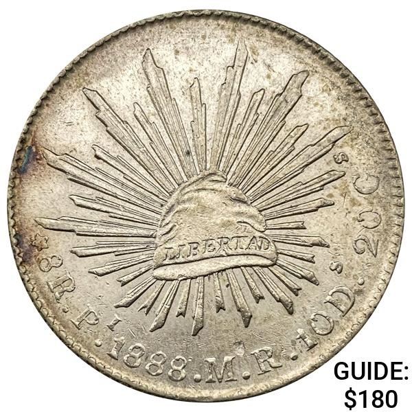 1888Pi MR Mexico Silver 8 Reales